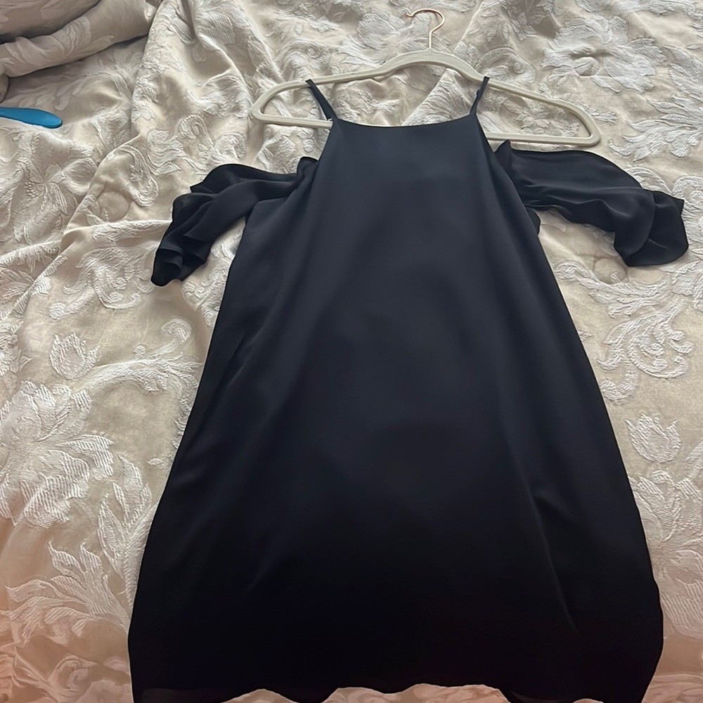 Black mini dress